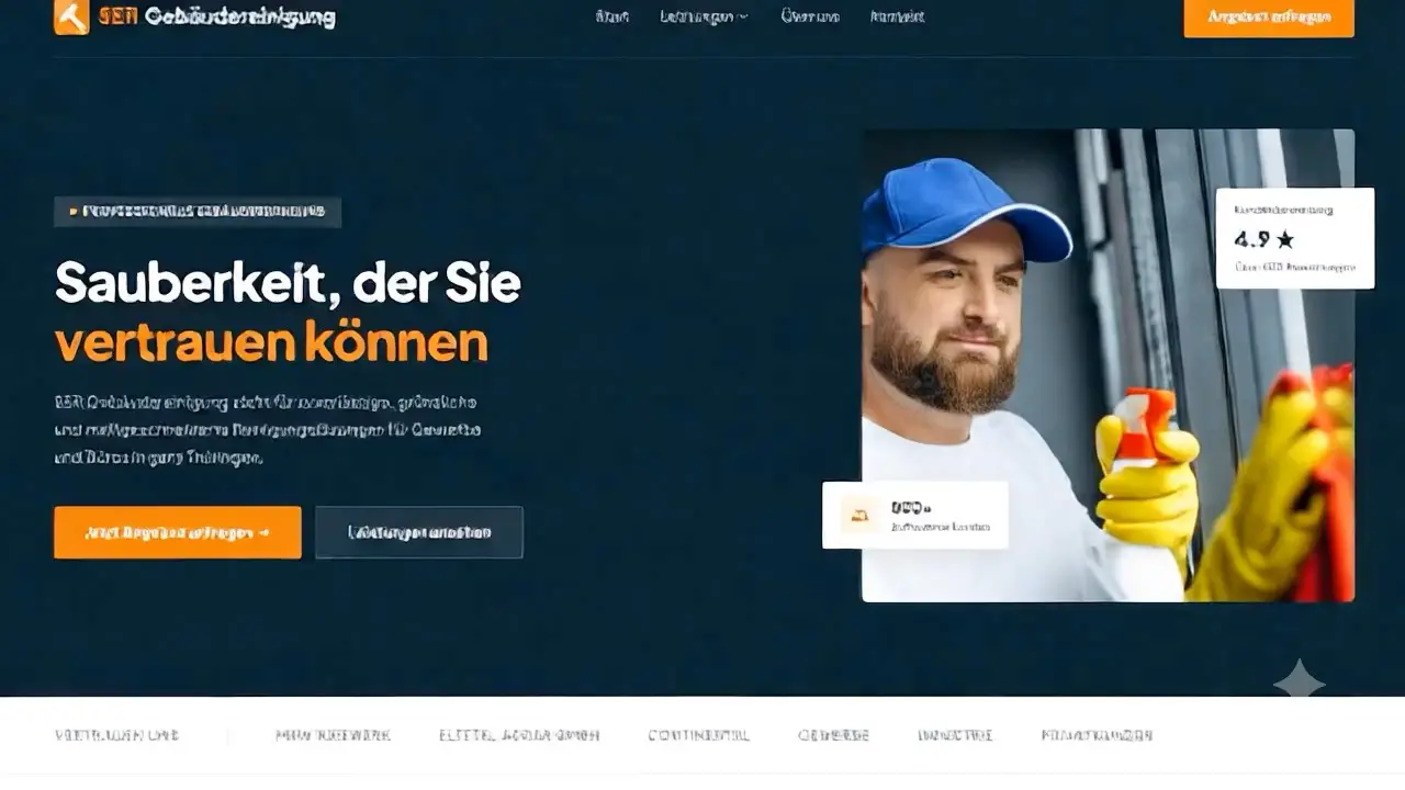 Webdesign, Webentwicklung & SEO für SER Gebäudereinigung – Referenz der Ambitive Digitalagentur